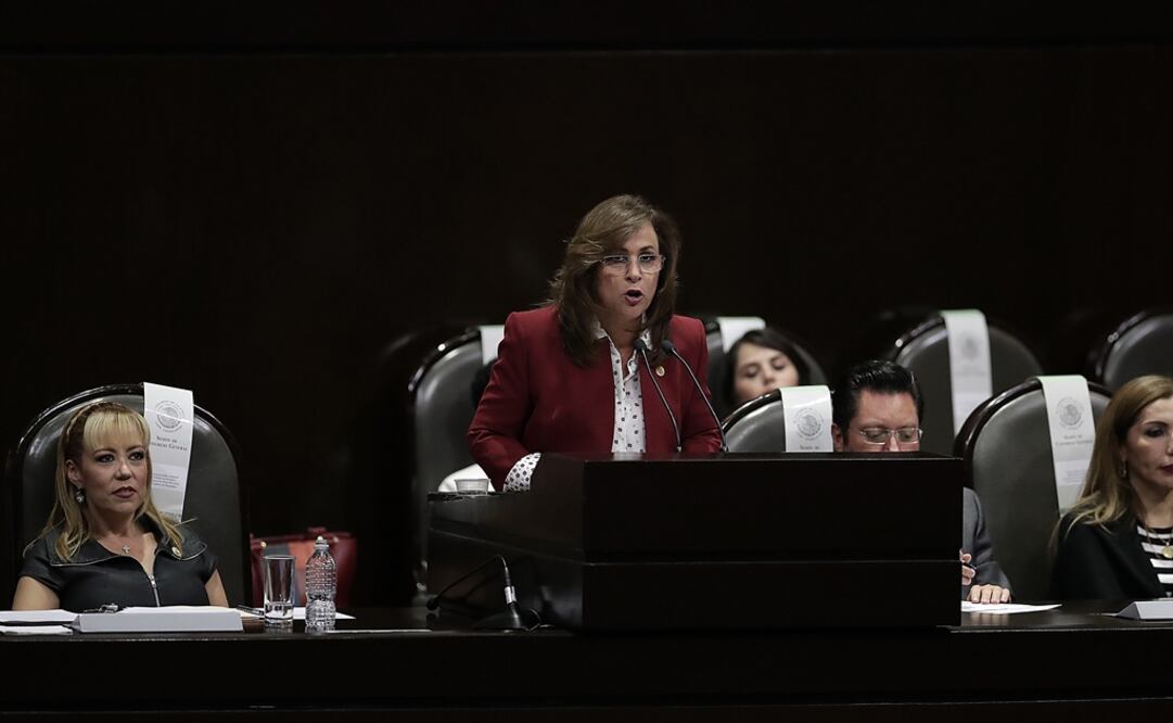 La diputada Rocío Nahle acusó a Pemex de generar caos y crisis a través del desabasto de gasolinas en varias entidades del país. (Foto: Archivo / EL UNIVERSAL)