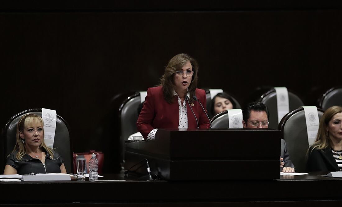 La diputada Rocío Nahle acusó a Pemex de generar caos y crisis a través del desabasto de gasolinas en varias entidades del país. (Foto: Archivo / EL UNIVERSAL)