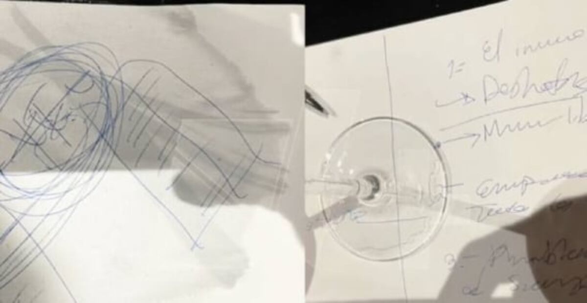 “El inicio”: Esto habría escrito Yrma Lydya en el mantel del restaurante minutos antes de ser asesinada 