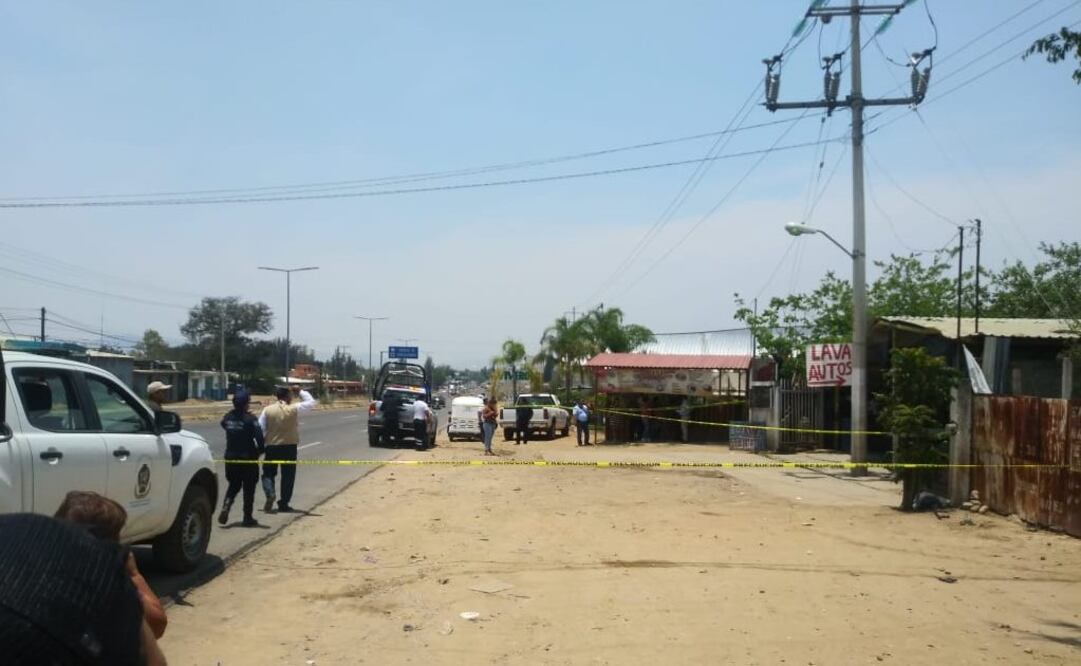 El crimen se perpetró en el establecimiento ubicado a un costado de la carretera federal 175, Oaxaca-Puerto Ángel (Foto: Especial)