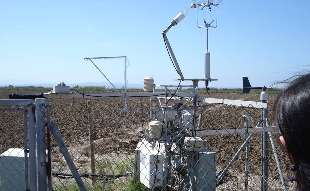 El número de estaciones climatológicas ha disminuido en México en las últimas décadas debido a la falta de presupuesto y personal. Foto: María Z. Flores López