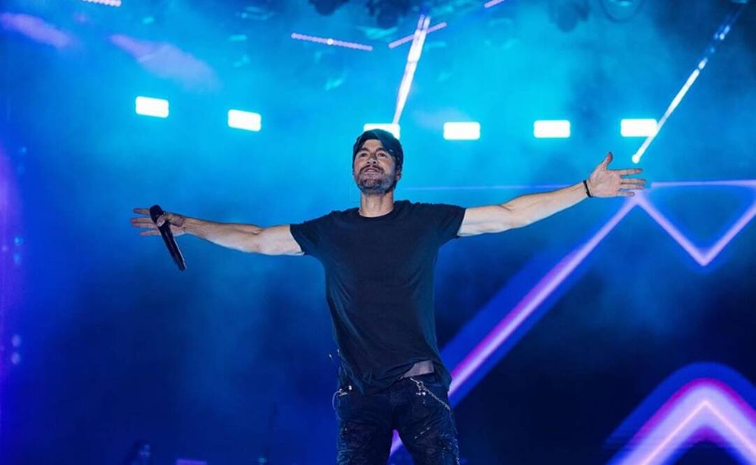 Enrique Iglesias en la feria de San Marcos en Aguascalientes 2024. Foto: Instagram fnsm_oficial
