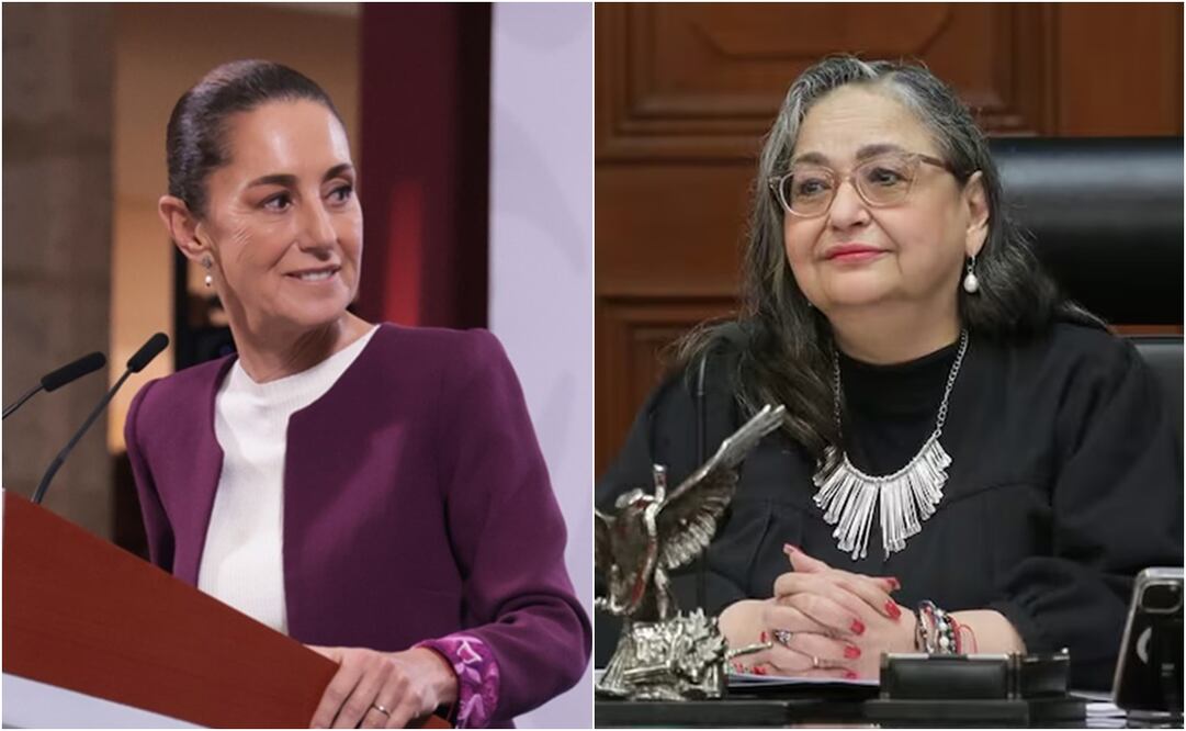 La presidenta Claudia Sheinbaum descartó asistir al último informe de labores de la presidenta de la SCJN, ministra Norma Piña. Foto: Presidencia