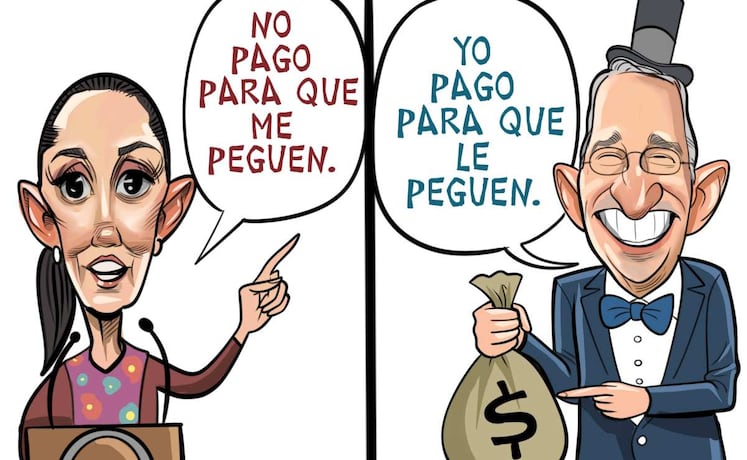El precio a pegar. Cartón de KEMCHS
