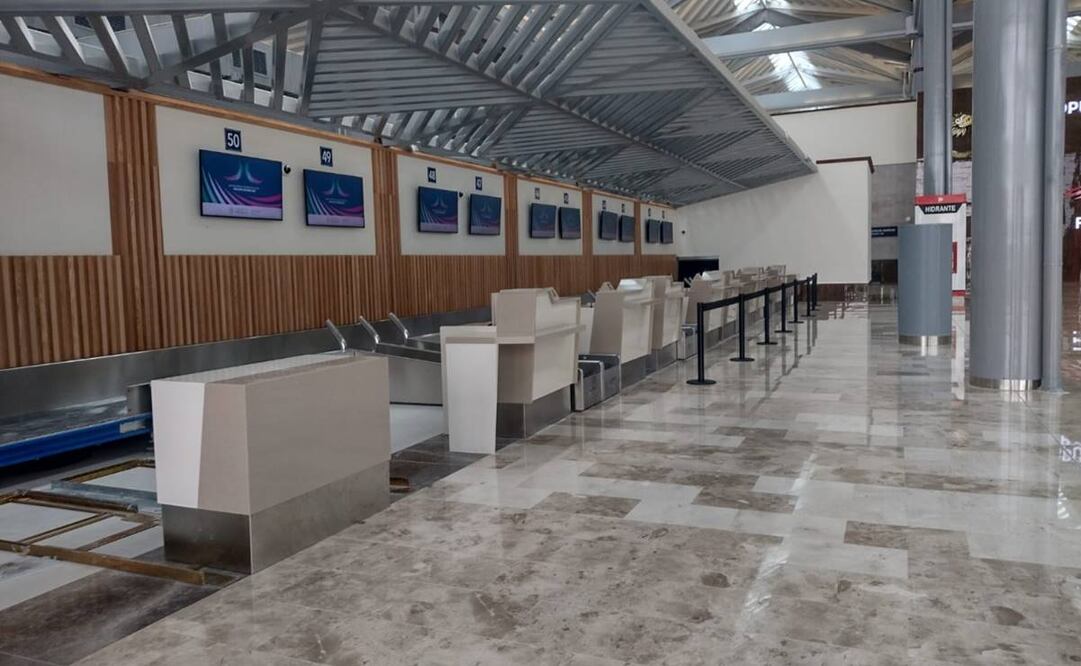 Los usuarios viajaron cómodo por la falta de lugares vendidos, pero lamentaron la ausencia de comercios en el Aeropuerto Felipe Ángeles. Fotos: Antonio López/EL UNIVERSAL