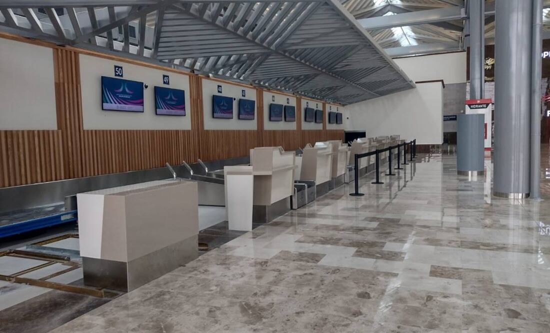 Los usuarios viajaron cómodo por la falta de lugares vendidos, pero lamentaron la ausencia de comercios en el Aeropuerto Felipe Ángeles. Fotos: Antonio López/EL UNIVERSAL