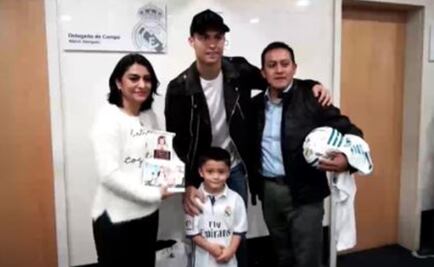Cristiano recibe a padres de niño fallecido en el Rébsamen