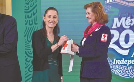 Exhorta AMLO a donar a Cruz Roja Mexicana