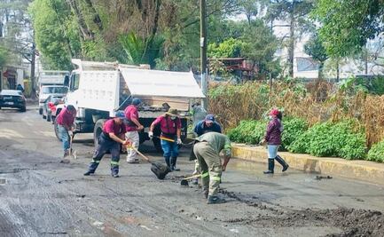 Alcaldía Xochimilco reporta viviendas inundadas y evacuaciones por deslizamiento de tierra tras intensa lluvia