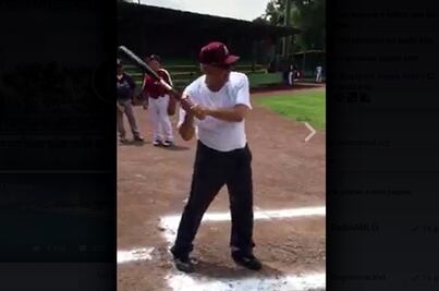Béisbol, una pasión de años para AMLO
