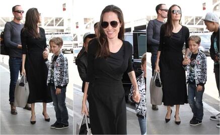 Angelina Jolie y su delgada figura