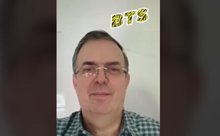 "Gracias mi futuro Presidente”: fans de BTS arropan a Ebrard; le piden traer a la banda al Zócalo