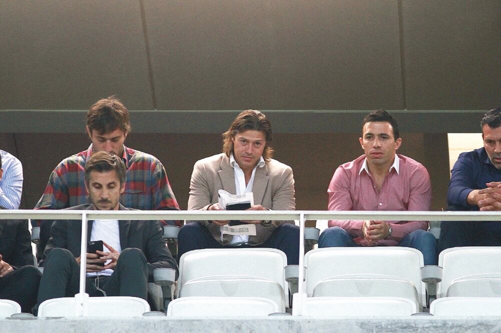 Matías Almeyda no sabía qué hacer después de colgar los botines, hasta que pensó en ser entrenador de futbol (ALFREDO MOYA. JAM MEDIA)