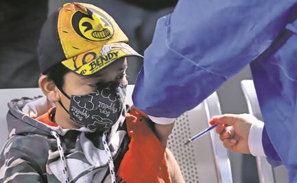 Avanza vacunación con niños de ocho años