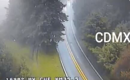 Reportan banco de niebla en la México-Toluca y México-Cuernavaca