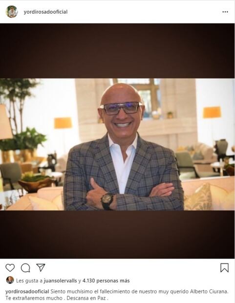 Sobre el Covid y la vida, los últimos mensajes de Alberto Ciurana