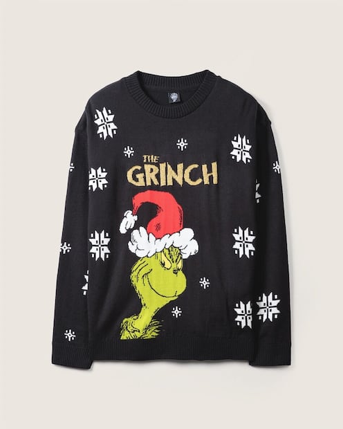 Suéter navideño del Grinch de C&A, clásico y cómodo para diciembre. Foto: Especial