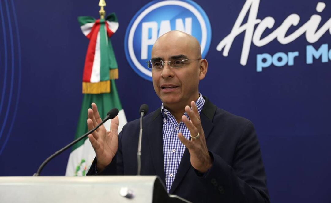 Marcos Aguilar Vega, vocero del Partido Acción Nacional (PAN). Foto: PAN