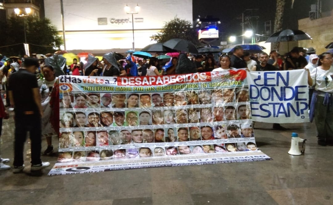 "Un grito de dolor": Colectivos de desaparecidos exigen justicia en Reynosa, Tamaulipas. Foto: Sandra Tovar
