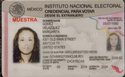 Alista INE credenciales para mexicanos en el extranjero