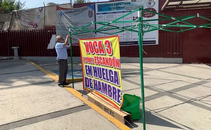 Profesor de Vocacional 3 inicia huelga de hambre; exige ser reinstalado en sus grupos