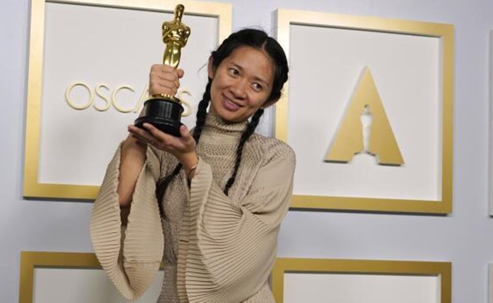 En 2021, "Nomadland" se llevó el premio a mejor película, pero la pandemia redujo considerablemente la audiencia. Foto: AP