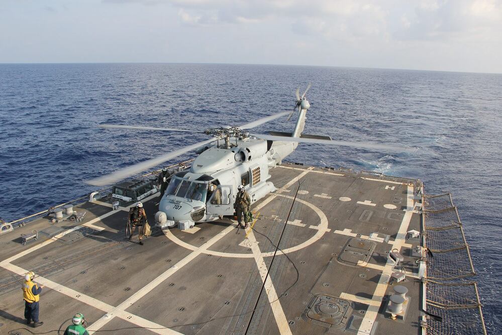 Un helicóptero MH-60R (Foto: EFE)