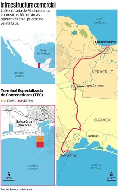 La Marina propone una ampliación a Salina Cruz