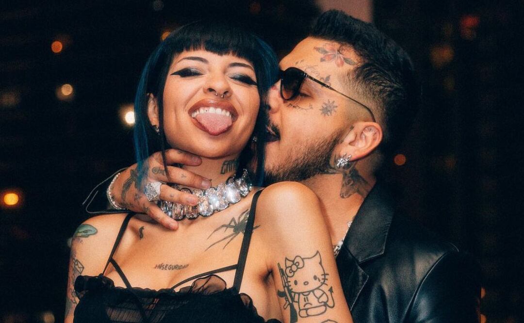 Cazzu y Christian Nodal. Fuente: Instagram @nodal