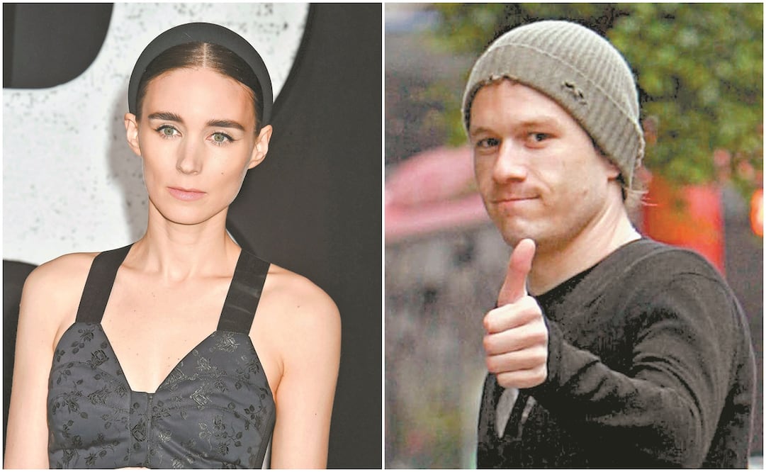 Rooney Mara y Heath Ledger. Fotos: EFE y archivo