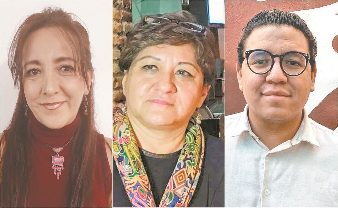 De izquierda a derecha: Susana Pérez Lara, empresaria; Norma Ortiz Ángeles, Licenciada en Psicología, y Manuel García, estudiante. Fotos: Especiales