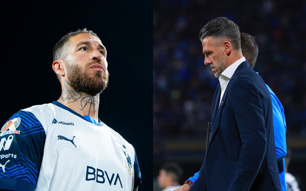 Martín Demichelis y Sergio Ramos durante la Jornada 11 del Clausura 2025 en la Liga MX - Fotos: Imago7