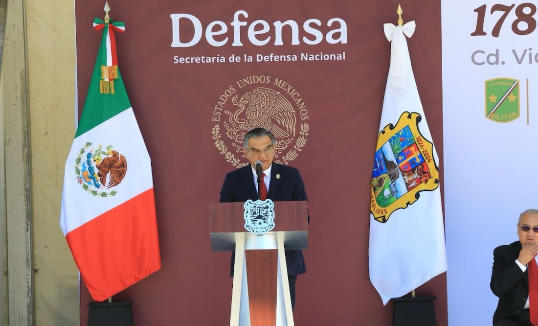 Américo Villarreal encabeza, junto al general Enrique García Jaramillo, ceremonia del 178 aniversario de la Gesta Heroica de los Niños Héroes de Chapultepec. Foto: Especial