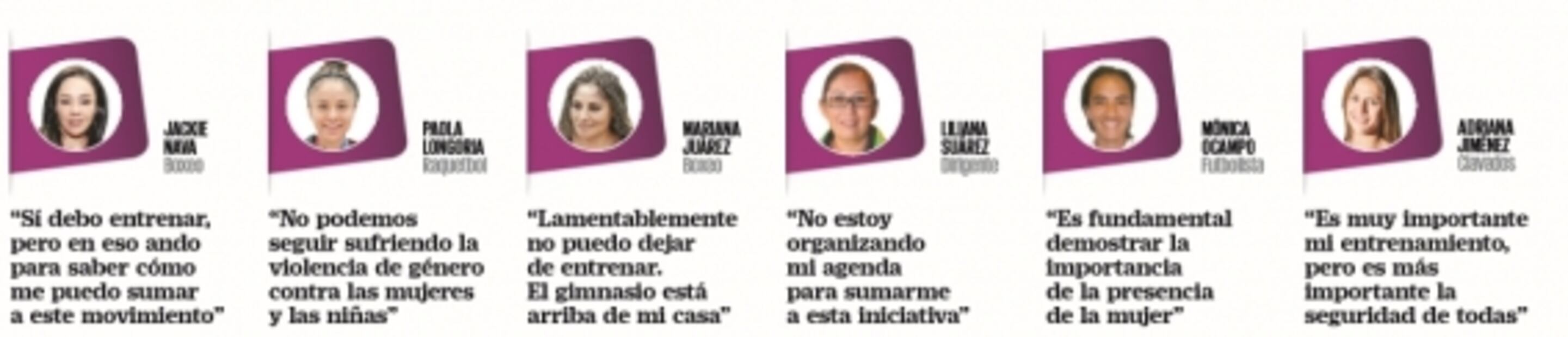 No todas las deportistas harán el paro