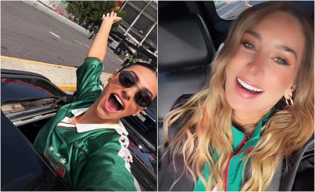 Renata Notni y Geraldine Bazán, dos de las famosas que van en camino al Estadio Ciudad de México, para presenciar el partido de inauguración del Mundial 2026.
Fotos: Instagram, vía @rennotni y @geraldinebazan