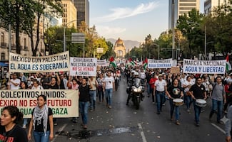 Convocan a marcha nacional anti-Israel en CDMX; cartel se viraliza en redes sociales