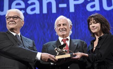 Jean-Paul Belmondo recibe el León de Oro en Venecia