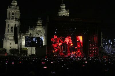 Hasta un lomito fue a ver a "Los Fabulosos Cadillacs" en el Zócalo la noche del épico concierto