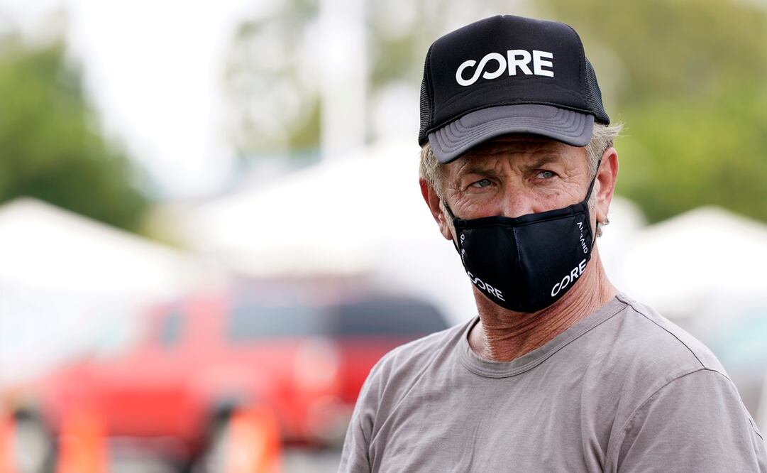 El actor Sean Penn, fundador de Community Organized Relief Effort (CORE). Foto: AP/Chris Pizzello