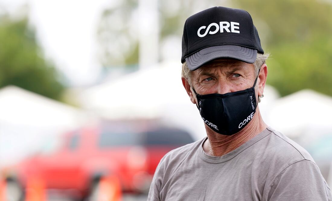 El actor Sean Penn, fundador de Community Organized Relief Effort (CORE). Foto: AP/Chris Pizzello