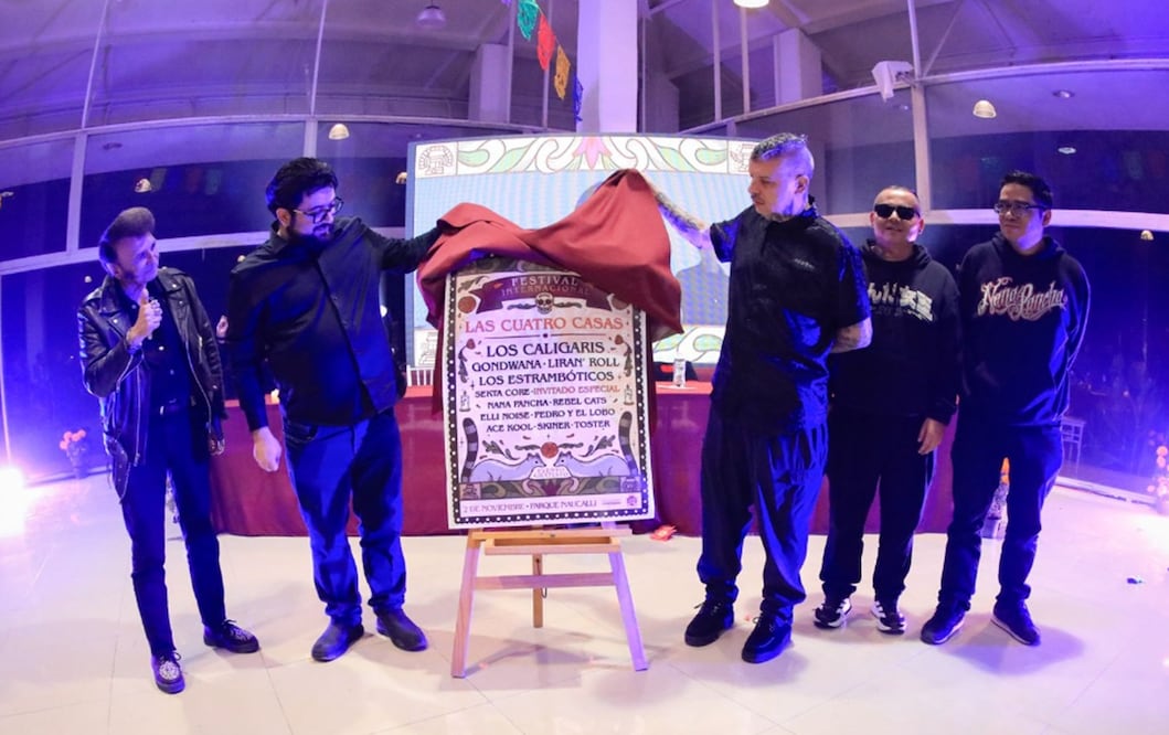 El gobierno municipal de Naucalpan anunció el primer Festival Internacional “Las Cuatro Casas”, en el que participarán bandas como Los Caligaris, Gondwana, Liran Roll, Los Estrambóticos, Sekta Core, entre otros. Foto: especial