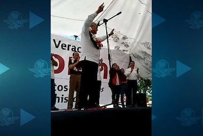 No debato con Yunes porque no quiero perder mi carterita: AMLO