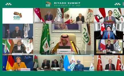 AMLO participa, de manera virtual, en Cumbre G20
