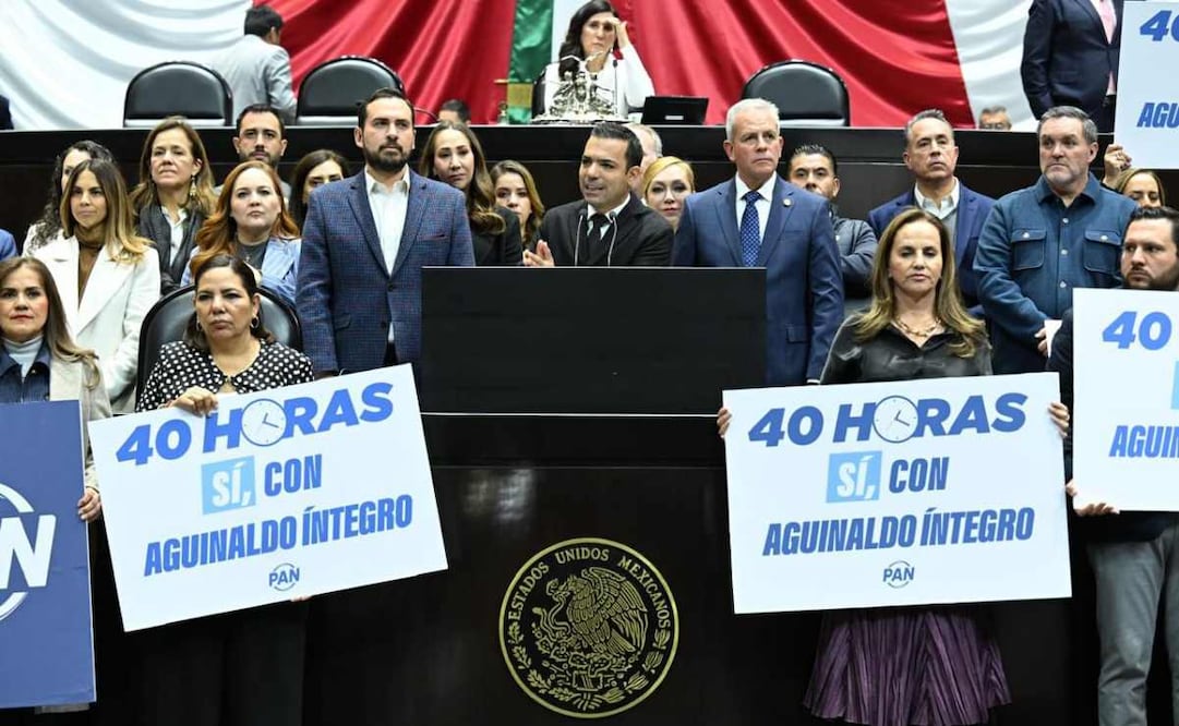 Elías Lixa, coordinador del PAN en la Cámara de Diputados, este martes 24 de febrero de 2026. Foto: Especial