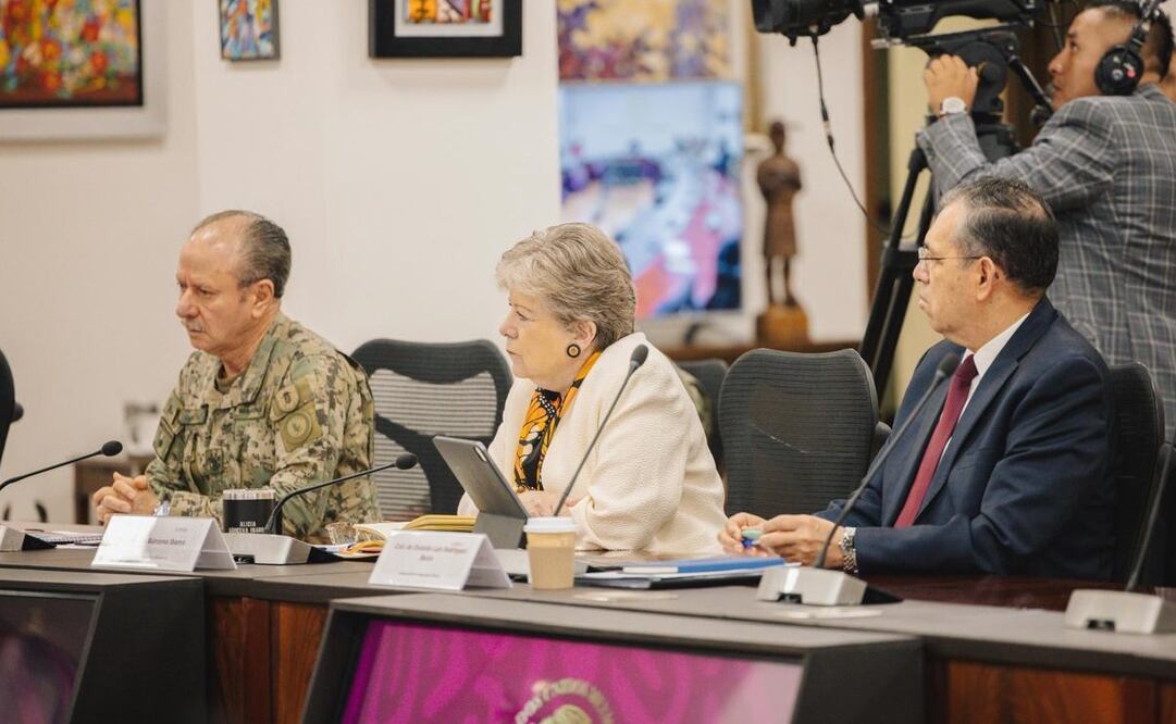 Alicia Bárcena participó en el Gabinete de Seguridad. Foto: SRE