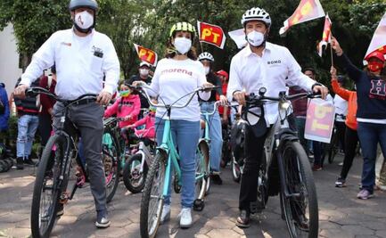 Candidatos de Morena firman acuerdo para fortalecer movilidad ciclista en CDMX