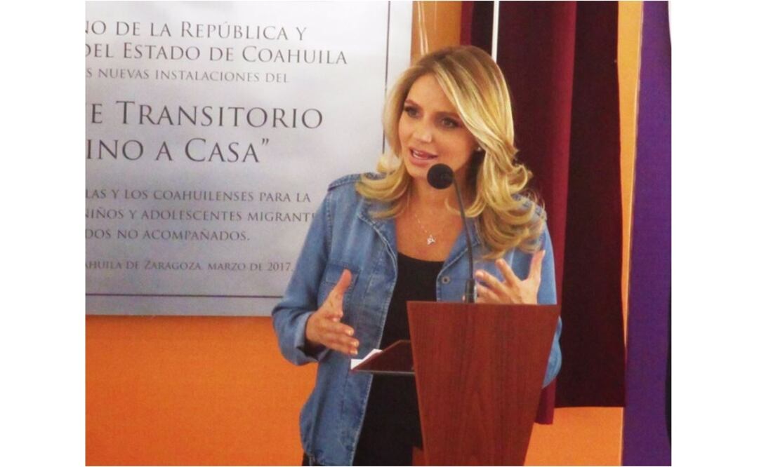 La presidenta del DIF indicó que México protege a los niños. “Aquí les damos todo nuestro cariño mientras los ayudamos a regresar a su casa”. FOTO: Especial