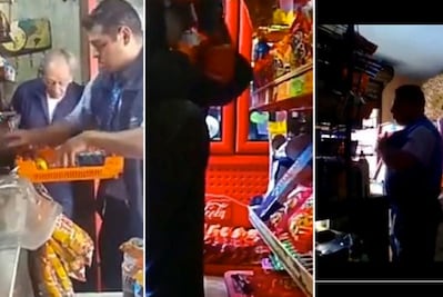 Surgen más videos de posibles robos de repartidores de Bimbo y Marinela en tienditas