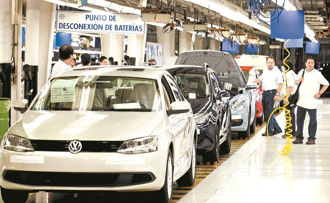 Planta ensambladora de VW en Puebla. Foto: Archivo/El Universal