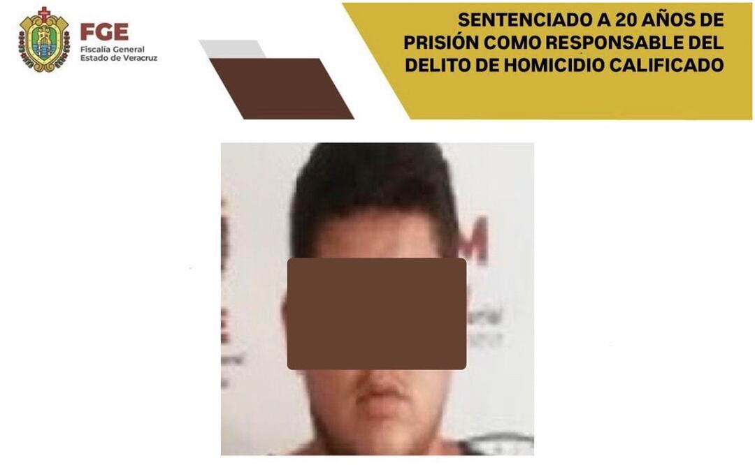 Luis Alfonso “N” fue sentenciado por el homicidio de la periodista María Elena Ferral Hernández, ocurrido en 2020 (11/12/2024). Foto: Especial